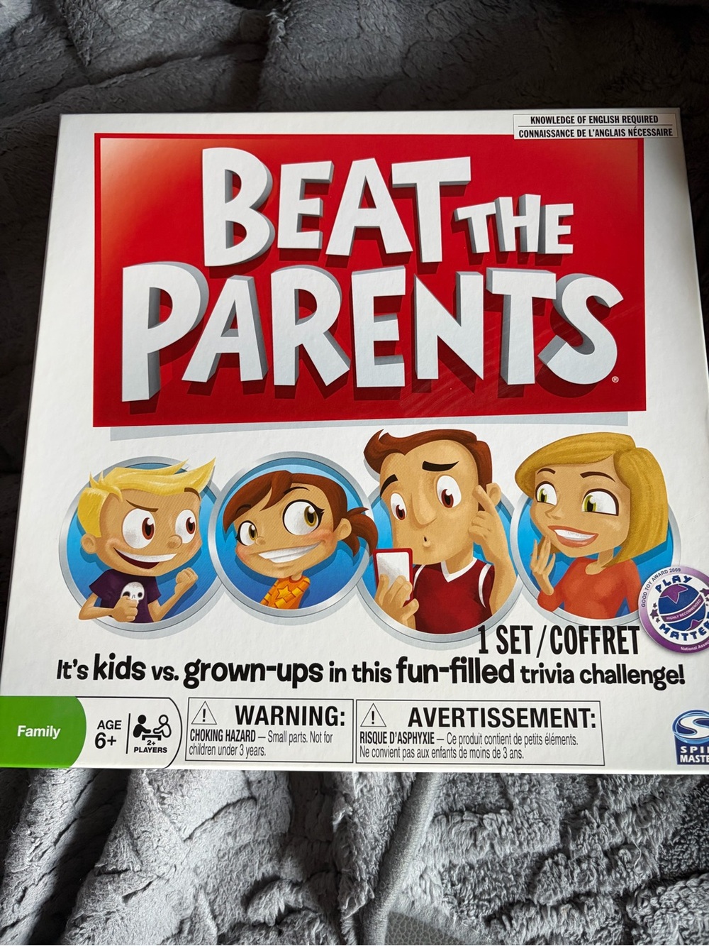 Kids Trivia Game - Red